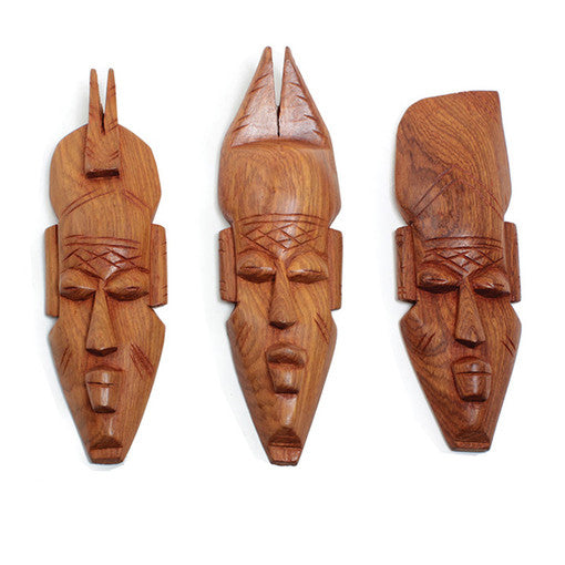 Set Of 6 African Masks
