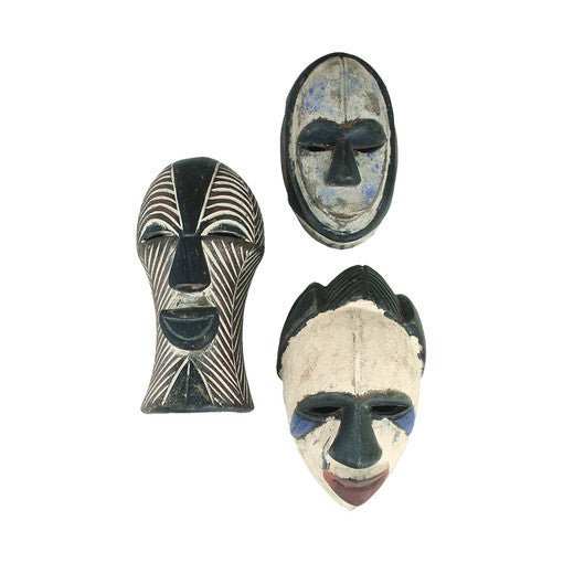 Set Of 6 African Masks
